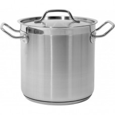 Oala inalta din inox cu capac 6,3 L