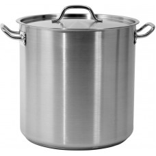 Oala inalta din inox cu capac 36,6 L Oala inalta din inox cu capac 36,6 L