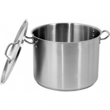 Oala din inox cu capac 37,7 L Oala din inox cu capac 37,7 L