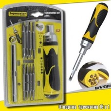 Topmaster Profesional Surubelnita cu clichet 16in1