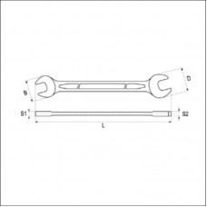 YT-0115 YATO Cheie fixa 14 x 15 mm..