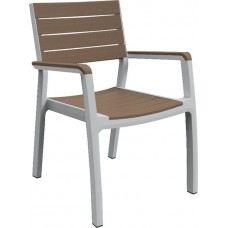 CURVER. Scaun Harmony Armchair alb-maro cappuccino 