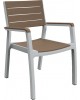 CURVER. Scaun Harmony Armchair alb-maro cappuccino 