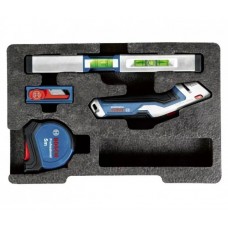 BOSCH Trusa scule de mana cu ruleta, 1 cutter cu 10 lame inlocuitoare si 1 boloboc