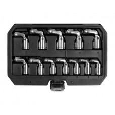 YATO Set chei inelare semi-deschise cu adaptor, 3/..