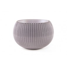 CURVER. Ghiveci suspendat imitatie impletitura crosetata mediu violet COZIES M