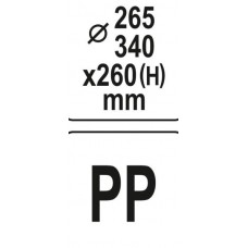 FLO Cutie protectie electrovalve, diametru 265 x 3..