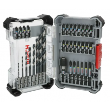 BOSCH Set mixt de 35 de accesorii pentru insurubare si gaurire in metal PRO Impact, prindere hexagon 1/4"