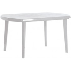 CURVER. Masa de plastic ovala 6 persoane Elise alba 