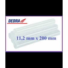 DEDRA Baghete silicon transparente 11.2 X200 mm,6 Buc
