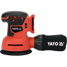 YATO Slefuitor orbital compatibil cu acumulator Li-Ion 18V, diametru disc abraziv 125mm