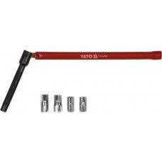 YATO Cheie unghiulara pentru fitinguri cu 5 capete 8, 9, 10, 11, 12 mm
