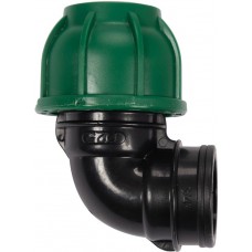 FLO Conector pentru tevi PP, 90 grade GW, dimensiune 25 x 3/4", presiune 10 BAR