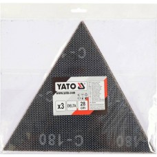 YATO Set 3 foi abrazive tip delta 28cm, P180..