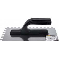 Gletiera inox crestata 130 x 280 mm 10x10 mm VOREL