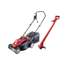 RAIDER Set masina de tuns gazonul 1600 W lama 36 cm plus un trimmer de gazon 250 W lama 25 cm RD-LMGT01