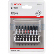 Set 8 biti Impact Control, T15-T40, lungime 50mm B..