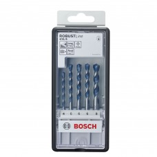 Set 5 burghie pentru beton EXPERT SRobust Line CYL-5 Bosch, diametre 4-8 mm, pridere cilindrica