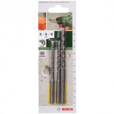 BOSCH Set 3 burghie pentru beton SDS-Quick, diamet..