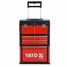 YATO Troler scule cu 3 compartimente, echipat cu 78 piese 410x210x280 mm