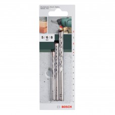 BOSCH Set 3 burghie beton, diametre 5, 6, 8 mm, pr..