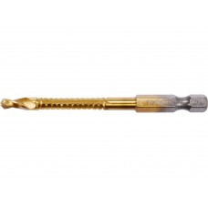 YATO Burghiu freza pentru metal 5 mm, hex 1/4, Auriu YATO Burghiu freza pentru metal 5 mm, hex 1/4, Auriu