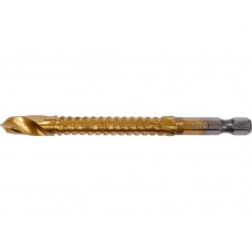 YATO Burghiu freza pentru metal 8 mm, hex 1/4, Auriu YATO Burghiu freza pentru metal 8 mm, hex 1/4, Auriu