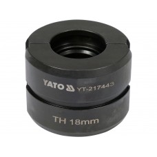 YATO Capat de presare pentru inele interschimbabile, TH18 mm compatibile cu YT-21735 YATO Capat de presare pentru inele interschimbabile, TH18 mm compatibile cu YT-21735