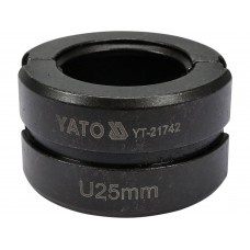 YATO Capat de presare pentru inele interschimbabile, U25 mm compatibile cu YT-21735 YATO Capat de presare pentru inele interschimbabile, U25 mm compatibile cu YT-21735