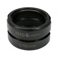 YATO Capat de presare pentru inele interschimbabile, U32 mm compatibile cu YT-21735 YATO Capat de presare pentru inele interschimbabile, U32 mm compatibile cu YT-21735