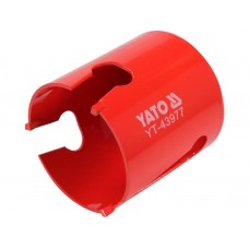 YATO Carota TCT pentru gaurirea materialelor din lemn 60x60 mm, filet 5/8" (16 mm) 18UNF