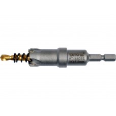 YATO Carota TCT pentru metal, diametru 18 mm, hex 1/4