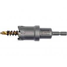 YATO Carota TCT pentru metal, diametru 25 mm, hex 1/4