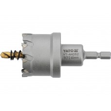 YATO Carota TCT pentru metal, diametru 40 mm, hex 1/4