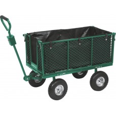 FLO Carucior transport, greutate maxima suportata 300 kg, Otel, Verde