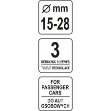 YATO Set pentru centrarea discului de ambreiaj, di..