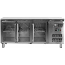 YATO GASTRO Masa frigorifica glazurata cu 3 usi , 417L