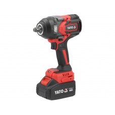 YATO Pistol de impact cu acumulator Li-Ion 18V, 4.0Ah, prindere patrat 1/2, 1200 Nm YATO Pistol de impact cu acumulator Li-Ion 18V, 4.0Ah, prindere patrat 1/2, 1200 Nm