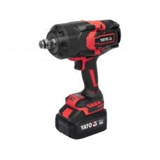 YATO Pistol de impact cu acumulator Li-Ion 18V, 6.0Ah, prindere patrat 3/4", 2400 Nm YATO Pistol de impact cu acumulator Li-Ion 18V, 6.0Ah, prindere patrat 3/4", 2400 Nm