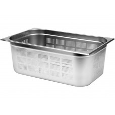 YATO GASTRO Tava gastronorm perforata, Inox, 26 l, 200 mm, Argintiu, GN 1/1