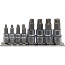 YATO Set 8 extractoare pentru suruburi TORX deteriorate, 1/4" (6.3 mm), 3/8" (9.5 mm)
