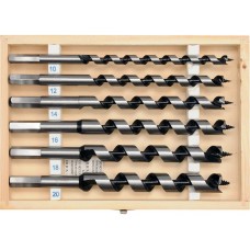 YATO Set 6 burghie elicoidale pentru lemn, 10-20 mm, lungime 230 mm