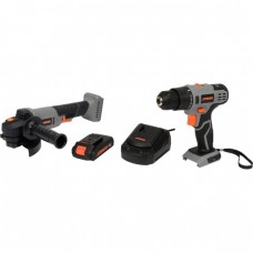 STHOR Set 20V polizor unghiular 125 mm, autofiletanta 26 Nm, incarcator si acumulator Li-Ion 20V, 2.0Ah STHOR Set 20V polizor unghiular 125 mm, autofiletanta 26 Nm, incarcator si acumulator Li-Ion 20V, 2.0Ah
