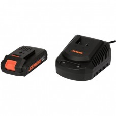 STHOR Set 20V polizor unghiular 125 mm, autofileta..