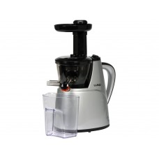 LUND Storcator de fructe lent 150W, 3 filtre, Perie de curatat, Recipient pulpa, Argintiu/Negru LUND Storcator de fructe lent 150W, 3 filtre, Perie de curatat, Recipient pulpa, Argintiu/Negru