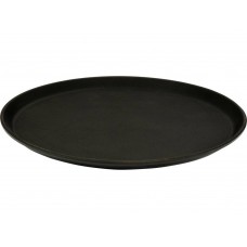 YATO GASTRO Tava servire anti-alunecare rotunda neagra, diametru 405 mm
