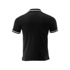 YATO Tricou POLO negru, 100% bumbac, marimea L..