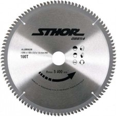 STHOR Panza fierastrau circular pentru aluminiu 250x30x1.8mm,100 dinti