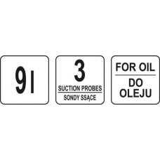 YATO Pompa manuala pentru extras ulei, 9 L..