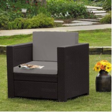 KETER. Scaun imitatie rattan maro Provence..